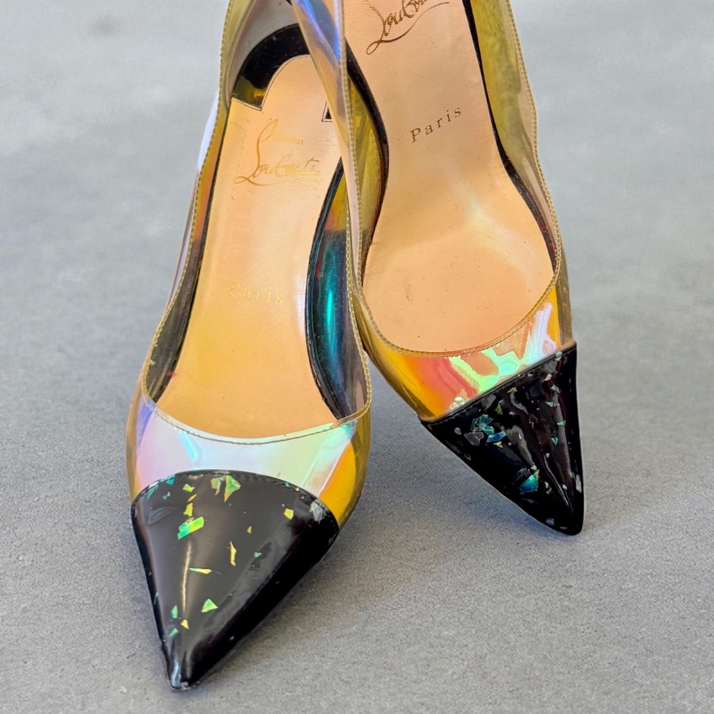 Louboutin Stiletto PVC Heel